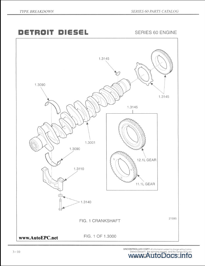 Detroit Diesel Series 60 Parts Catalog Order And Download