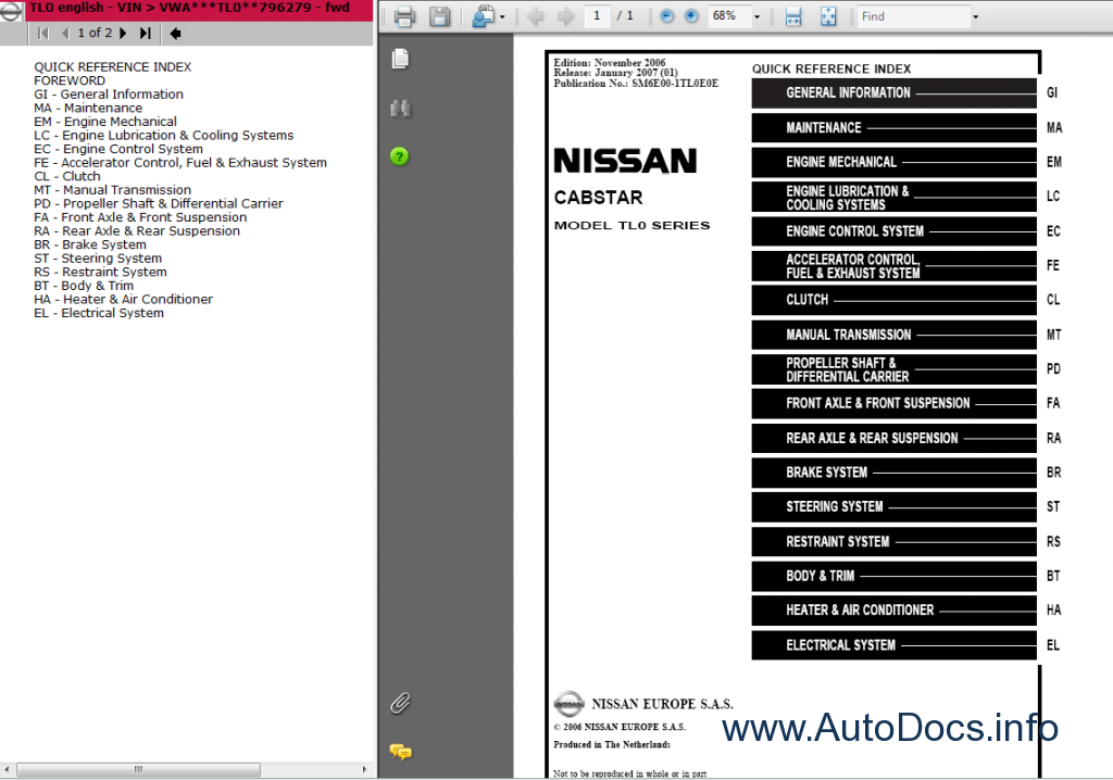 Nissan cabstar repair manual #2