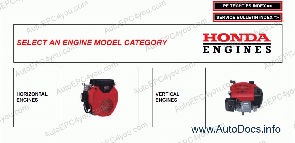 Honda engine master workshop service repair manual #6