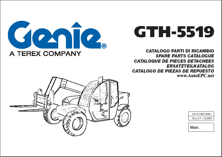 Genie Forklift Spare Parts parts catalog Order & Download